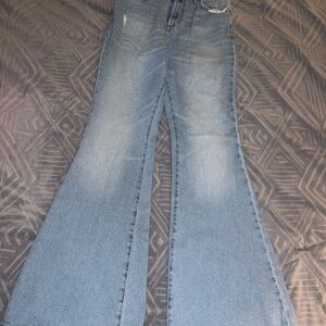 Lee Women's Light Blue Flare Jeans